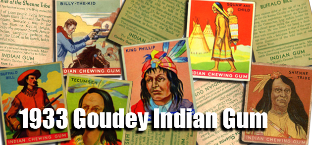 1933 Goudey Indian Gum 